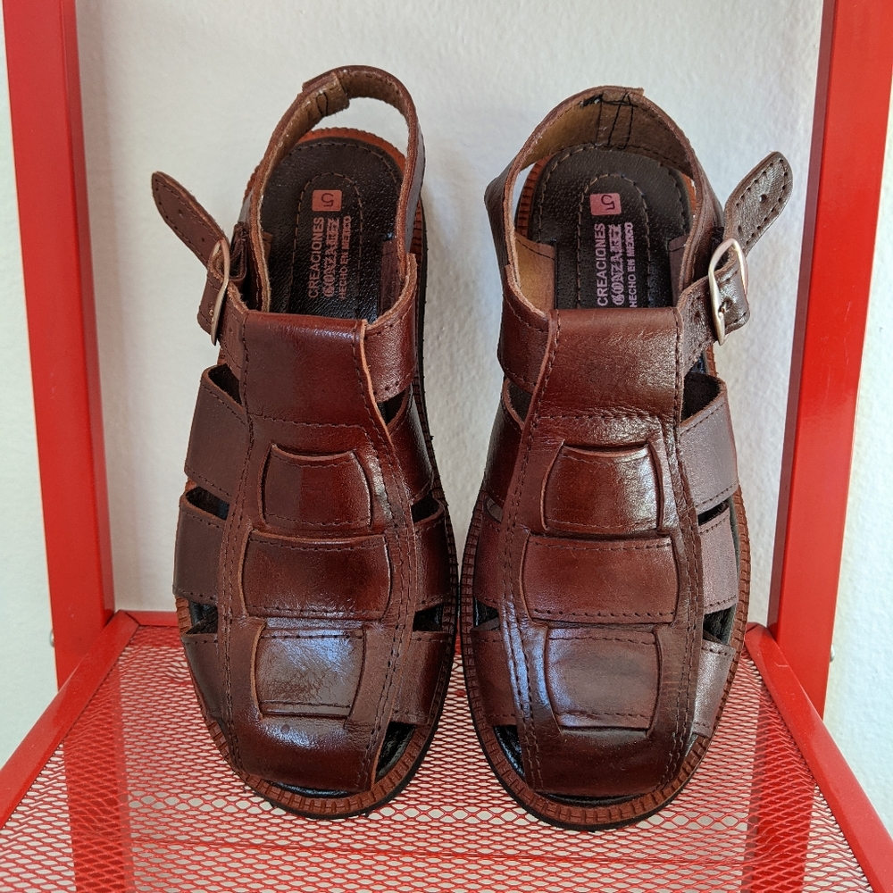 Huaraches brown leather